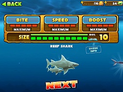 画像集#008のサムネイル/巨大なサメが海を恐怖に染める。スマートフォン向けアクション「Hungry Shark Evolution」を紹介する「（ほぼ）日刊スマホゲーム通信」第332回