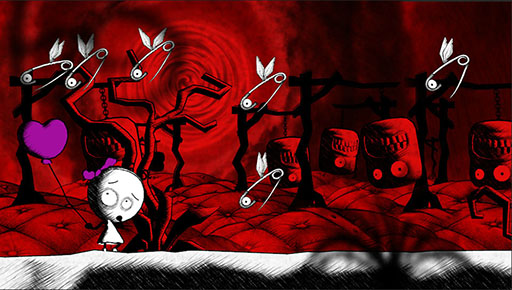画像集#004のサムネイル/［TGS 2014］PS Vitaのタッチ操作だけで遊べる「むらさきべいびー」プレイレポート。キモくてカワイイ“べいびー”の手を引いてあげよう