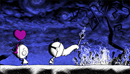 画像集#008のサムネイル/［TGS 2014］PS Vitaのタッチ操作だけで遊べる「むらさきべいびー」プレイレポート。キモくてカワイイ“べいびー”の手を引いてあげよう