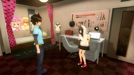 画像集#006のサムネイル/「AKIBA’S TRIP2」,主人公の妹「ナナ」のプロフィールが明らかに。洋服と裁縫が好きで男性が苦手なインドア派の女の子だ