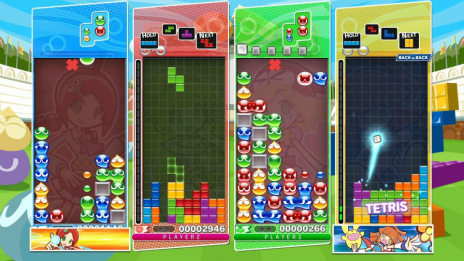 画像集#002のサムネイル/「ぷよぷよテトリス」が本日発売。2大パズルゲームで対戦可能な5つの新ルール＆一人プレイ専用「とことんモード」を紹介