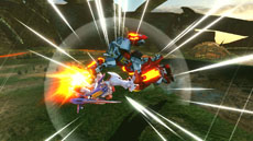 画像集#016のサムネイル/「機動戦士ガンダム EXTREME VS. FULL BOOST」,3つの形態に進化する機体「エクストリームガンダム type-レオス」が参戦