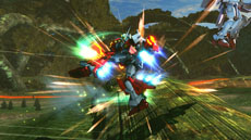画像集#017のサムネイル/「機動戦士ガンダム EXTREME VS. FULL BOOST」,3つの形態に進化する機体「エクストリームガンダム type-レオス」が参戦