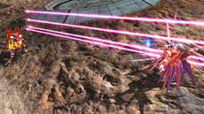 画像集#036のサムネイル/「機動戦士ガンダム EXTREME VS. FULL BOOST」,3つの形態に進化する機体「エクストリームガンダム type-レオス」が参戦