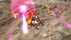 画像集#038のサムネイル/「機動戦士ガンダム EXTREME VS. FULL BOOST」,3つの形態に進化する機体「エクストリームガンダム type-レオス」が参戦