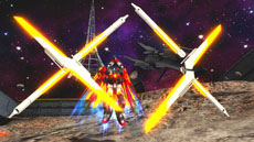 画像集#040のサムネイル/「機動戦士ガンダム EXTREME VS. FULL BOOST」,3つの形態に進化する機体「エクストリームガンダム type-レオス」が参戦