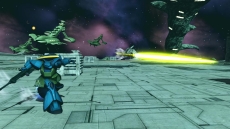 画像集#006のサムネイル/「機動戦士ガンダム EXTREME VS. FULL BOOST」,万能型のガトー搭乗ゲルググと,岩を投げて戦うドアン搭乗のザクIIが4月16日に配信