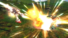 画像集#012のサムネイル/「機動戦士ガンダム EXTREME VS. FULL BOOST」,万能型のガトー搭乗ゲルググと,岩を投げて戦うドアン搭乗のザクIIが4月16日に配信