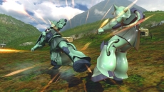 画像集#015のサムネイル/「機動戦士ガンダム EXTREME VS. FULL BOOST」,万能型のガトー搭乗ゲルググと,岩を投げて戦うドアン搭乗のザクIIが4月16日に配信