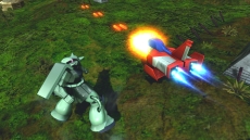 画像集#016のサムネイル/「機動戦士ガンダム EXTREME VS. FULL BOOST」,万能型のガトー搭乗ゲルググと,岩を投げて戦うドアン搭乗のザクIIが4月16日に配信