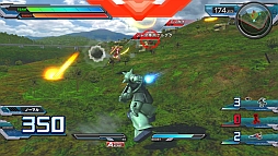 画像集#021のサムネイル/「機動戦士ガンダム EXTREME VS. FULL BOOST」,万能型のガトー搭乗ゲルググと,岩を投げて戦うドアン搭乗のザクIIが4月16日に配信