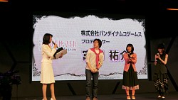 画像集#005のサムネイル/［TGS2013］悠木 碧さんと水橋かおりさんが魔女を撃破？　「劇場版 まどか☆マギカ The Battle Pentagram 始まりの発表会」レポート。12月19日に発売決定