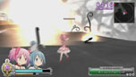 画像集#030のサムネイル/「劇場版 魔法少女まどか☆マギカ The Battle Pentagram」,戦闘時の基本アクションや,魔法少女達の絆の深さを示すパラメータ“絆値”などを紹介
