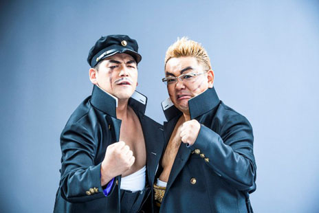 画像集#002のサムネイル/「魁!!男塾 〜日本よ、これが男である!〜」芸人の「サンドウィッチマン」の2人をプレイアブルキャラクターとして使用できるプロダクトコードが,初回特典として封入されることが明らかに