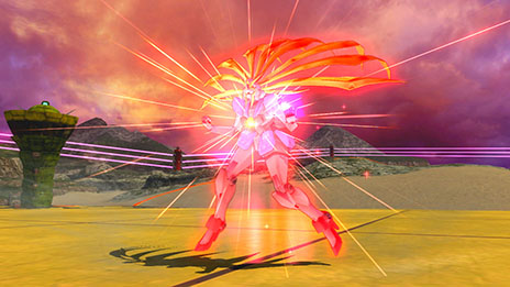 画像集#026のサムネイル/「機動戦士ガンダムEXTREME VS. MAXI BOOST」にプレイアブル機体「ノーベルガンダム」が参戦。バーサーカーモードへの移行も可能だ