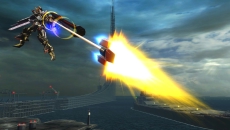 画像集#043のサムネイル/「機動戦士ガンダムEXTREME VS. MAXI BOOST」,12月24日のアップデートで「シャイニングガンダム」が登場。数々の近接攻撃で敵機を粉砕する格闘機