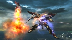 画像集#044のサムネイル/「機動戦士ガンダムEXTREME VS. MAXI BOOST」,12月24日のアップデートで「シャイニングガンダム」が登場。数々の近接攻撃で敵機を粉砕する格闘機