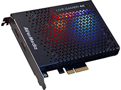 AVerMedia,4K HDR/60fpsと1080p/240fps録画対応カードを7月20日に国内発売。4K/30fps&1080p/120fps録画対応のUSBキャプチャデバイスも