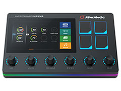 AVerMedia,タッチディスプレイ搭載のオーディオミキサー「AX310」と実況配信者向けマイク「AM330」を発売