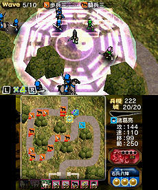 画像集#005のサムネイル/「難攻不落三国伝 〜蜀と時の銅雀〜」ではプレイヤーが軍師として拠点を防衛。その雰囲気が分かるスクリーンショットが公開に