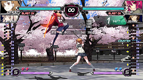 画像集#014のサムネイル/「電撃文庫 FIGHTING CLIMAX」,通信対戦を楽しめる「NETWORK」,オプションを細かく設定して練習できる「TRAINING」の情報が公開