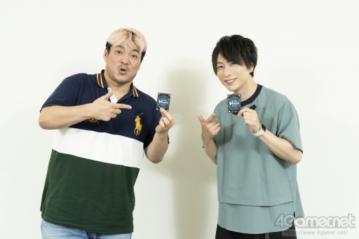 画像集 No.052のサムネイル画像 / 【PR】はじめての「カードファイト!! ヴァンガード」第1回：ダンちゃんこと男色ディーノ選手，声優の森嶋秀太さんにゲームの遊び方を学ぶ