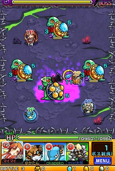 画像集#008のサムネイル/ターゲットは「中二」？ スマホなのにアドホック通信主体という，異端のひっぱりハンティングRPG「モンスターストライク」は共闘ゲームの新機軸になれるか
