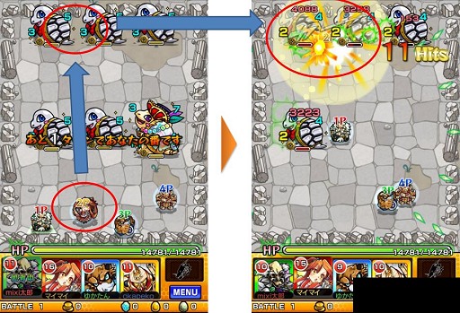 画像集#009のサムネイル/ターゲットは「中二」？ スマホなのにアドホック通信主体という，異端のひっぱりハンティングRPG「モンスターストライク」は共闘ゲームの新機軸になれるか