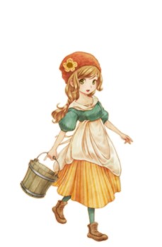 画像集#003のサムネイル/「牧場物語 つながる新天地」本作の主人公や結婚候補となるキャラクターと，先着購入特典のオリジナルストラップを紹介