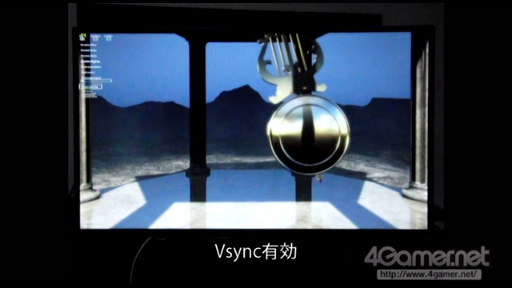 NVIDIAPendulum DemoǳǧVsyncͭ/̵G-SYNCΰ㤤