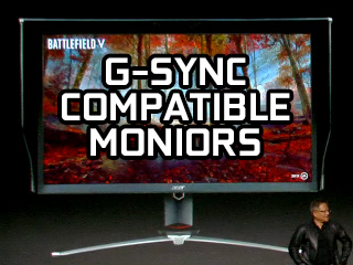 NVIDIA,「G-SYNC Compatible Monitors」プログラムを開始。Adaptive-Sync対応ディスプレイ12製品でG-SYNCの利用を可能に