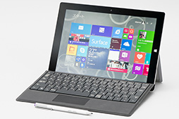 画像集 No.002のサムネイル画像 / 「Surface 3」レビュー。新型Atom＋LTE通信機能搭載のWindowsタブレットは優秀な「どこでもブラウザゲームマシン」