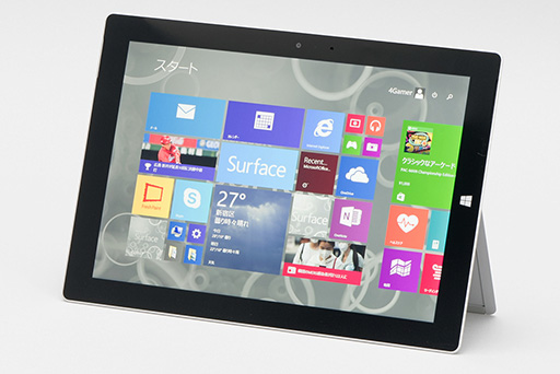 画像集 No.005のサムネイル画像 / 「Surface 3」レビュー。新型Atom＋LTE通信機能搭載のWindowsタブレットは優秀な「どこでもブラウザゲームマシン」