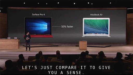 画像集 No.006のサムネイル画像 / Microsoft,新型タブレットPC「Surface Pro 4」を発表。Skylake搭載でより速く,より薄く,より軽く