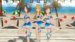 画像集#030のサムネイル/「アイドルマスター ワンフォーオール」の最新DLC「カタログ第3号」の新情報公開。追加シナリオは,みんなで南の島へ出かけて新たなお仕事に挑戦