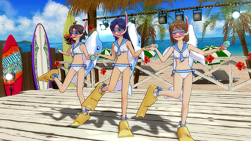 画像集#032のサムネイル/「アイドルマスター ワンフォーオール」の最新DLC「カタログ第3号」の新情報公開。追加シナリオは,みんなで南の島へ出かけて新たなお仕事に挑戦