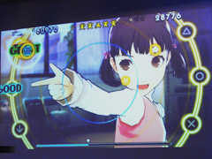 大スクリーンで行われた「ペルソナ4 ダンシング・オールナイト」試遊会をレポート。パセラコラボカフェが7月20日まで開催中