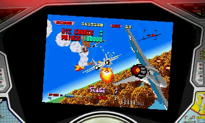 画像集#006のサムネイル/あの「アフターバーナーII」が「セガ3D復刻プロジェクト」でニンテンドー3DSに登場。3D立体視対応，新モード追加を施して12月18日に配信開始
