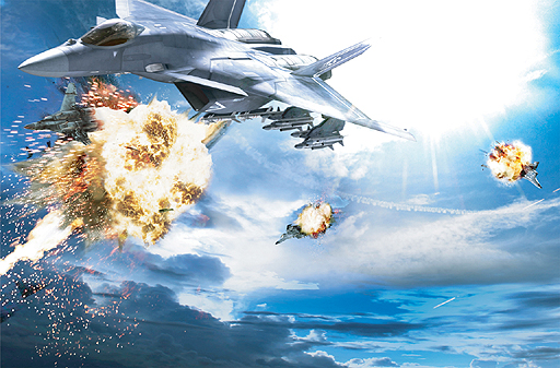 画像集#004のサムネイル/ドームスクリーンと振動,そして“風”で空を感じる。バンナムの新作アーケードシューティング「マッハストーム」が12月19日より稼働