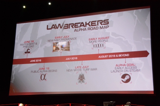 画像集 No.002のサムネイル画像 / ［E3 2016］クリフBが手掛ける新作FPS「LawBreakers」のαテスト実施日が2016年6月18日に決定。テスターの受付は本日スタート