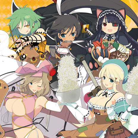 画像集#004のサムネイル/「デカ盛り 閃乱カグラ」,衝撃の「女体盛り」のスクリーンショットが解禁。「焔紅蓮隊」のメンバーらのキャラクタービジュアルも