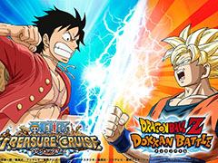 「ONE PIECE トレジャークルーズ」と「ドラゴンボールZ ドッカンバトル」のコラボが本日開始。ゲームにログインしてルフィ/孫悟空をもらおう