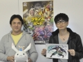「サモンズボード」と「メルクストーリア」のキャラクターが共演。両タイトルの1周年コラボ展開について,プロデューサーの荻原氏と松村氏に話を聞いた