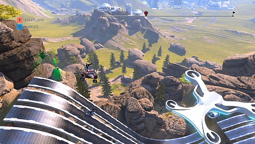 画像集#020のサムネイル/バイクゲーム「トライアルズ フュージョン」がついにリリース。シンプル操作で派手なトリックが繰り出せる手軽さと高い中毒性が，うーん，たまらない
