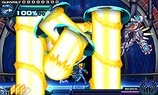 画像集#039のサムネイル/“インティ・クリエイツ×稲船敬二”による新作3DSタイトル「蒼き雷霆 ガンヴォルト」が発表。雷撃を操る超能力少年がハイスピード&ハイテンションなバトルを繰り広げる
