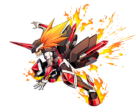 画像集#010のサムネイル/「蒼き雷霆 ガンヴォルト」,第七波動を制御する触媒「宝剣」で変身する,皇神側の能力者達「七宝剣」の情報が公開