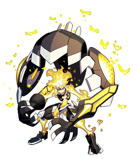 画像集#038のサムネイル/「蒼き雷霆 ガンヴォルト」,第七波動を制御する触媒「宝剣」で変身する,皇神側の能力者達「七宝剣」の情報が公開
