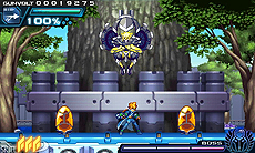 画像集#040のサムネイル/「蒼き雷霆 ガンヴォルト」,第七波動を制御する触媒「宝剣」で変身する,皇神側の能力者達「七宝剣」の情報が公開