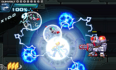 画像集#032のサムネイル/「蒼き雷霆 ガンヴォルト」は8月中旬配信開始! 搭載される4つのオリジナルシステムや主人公ガンヴォルトの成長要素も公開に