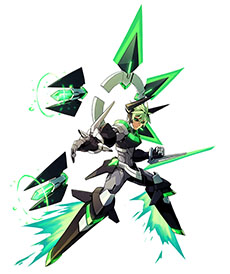 画像集#016のサムネイル/「蒼き雷霆 ガンヴォルト」の発売日が8月20日に決定。7大ボス「七宝剣」として登場する4キャラクターのプロフィールやミッション情報も明らかに